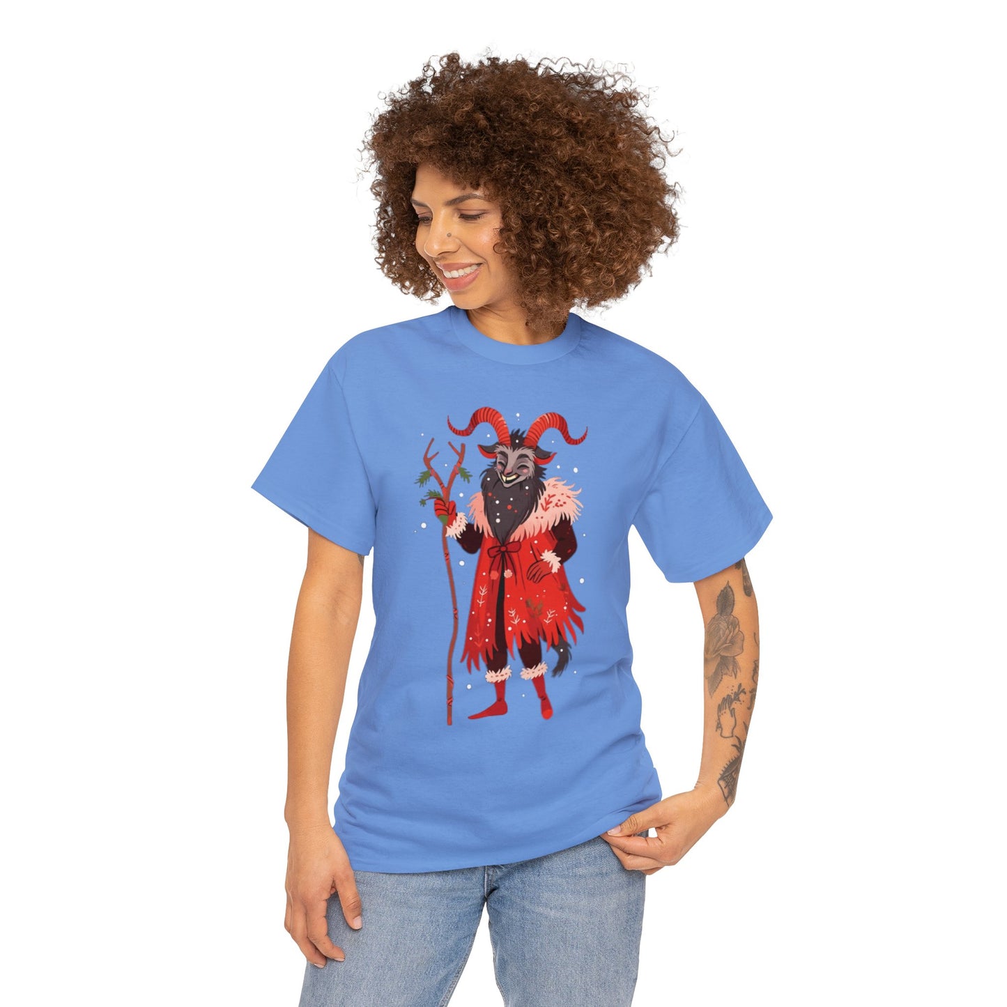 Merry Krampus Unisex Heavy Cotton Tee