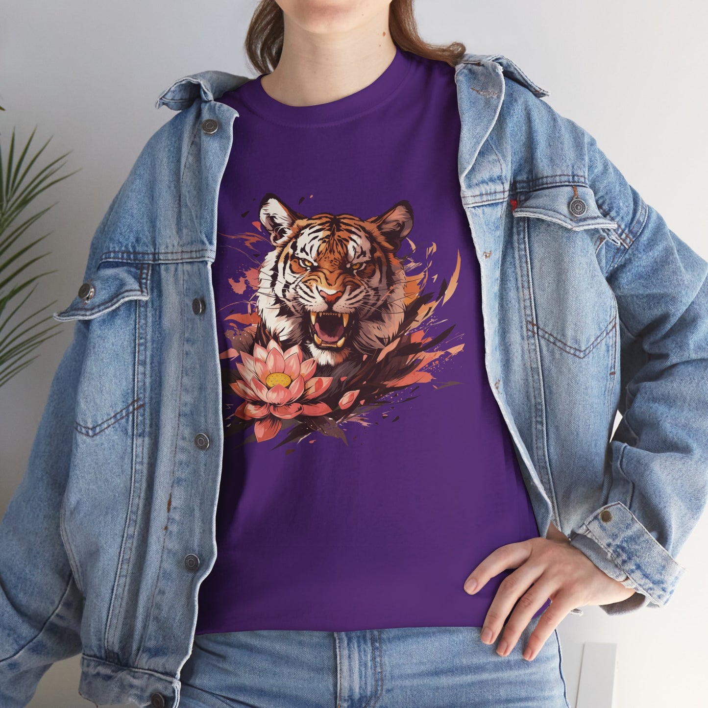 Lotus Tiger Unisex Heavy Cotton Tee