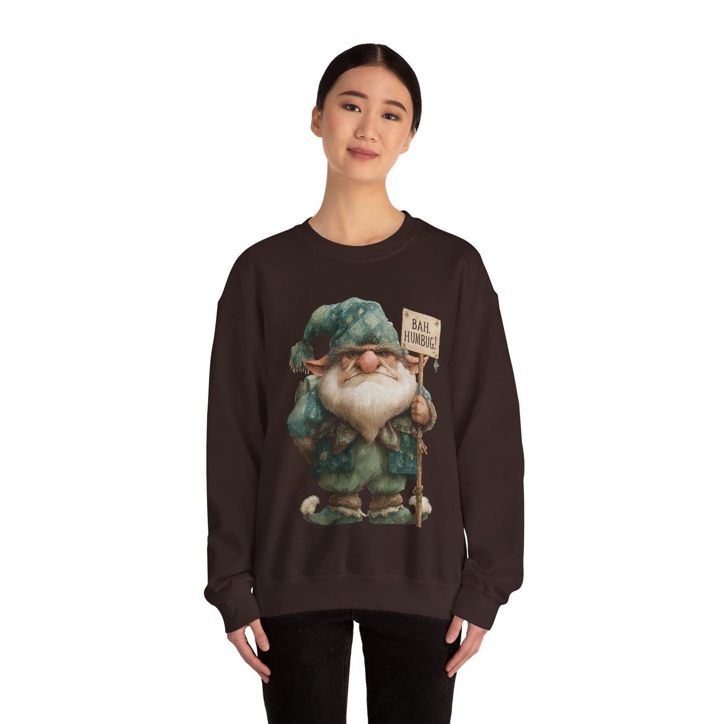 Grumpy Elf Unisex Heavy Blend™ Crewneck Sweatshirt