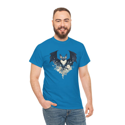 Midnight Bat Unisex Heavy Cotton Tee