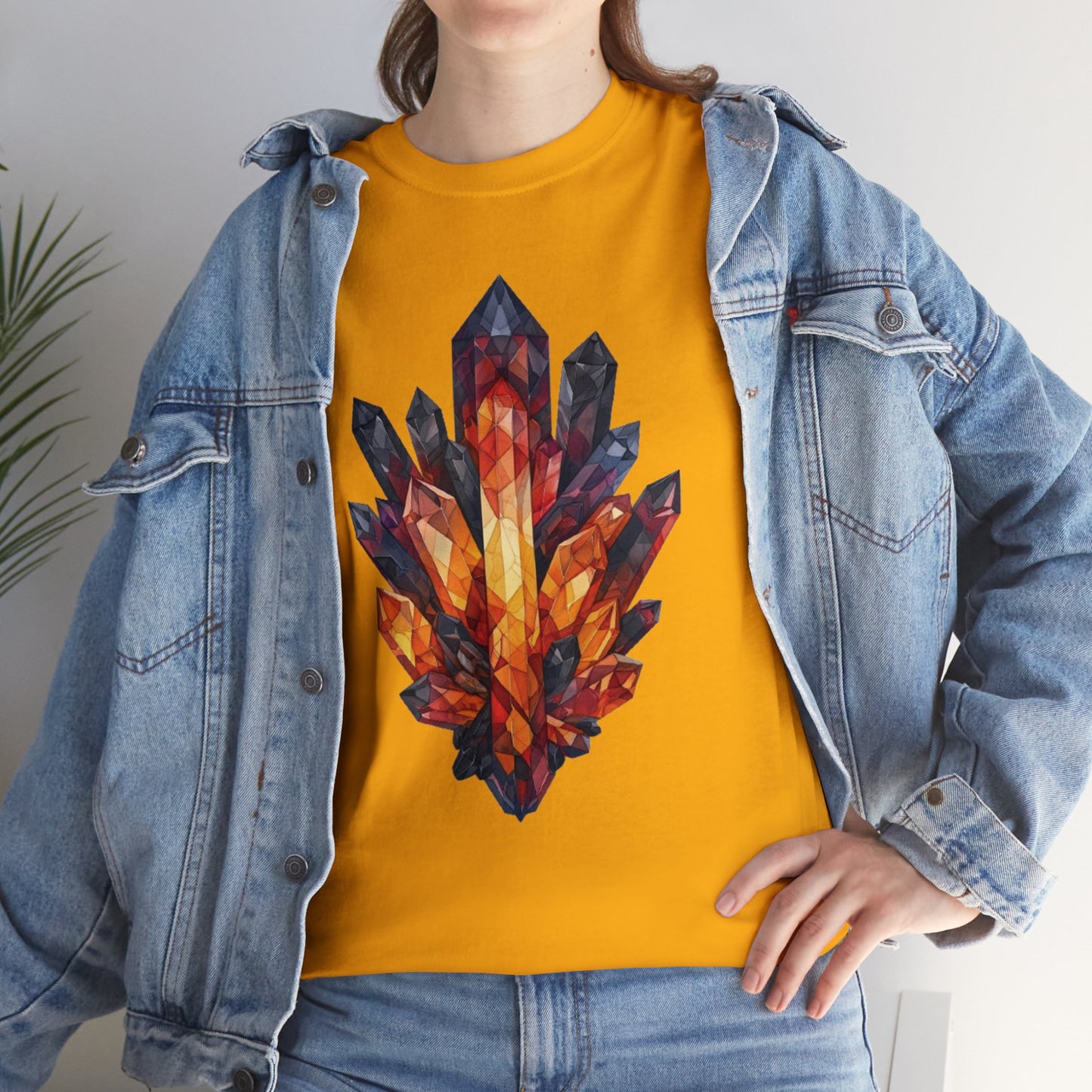 Volcanic Crystal Cluster Unisex Heavy Cotton Tee
