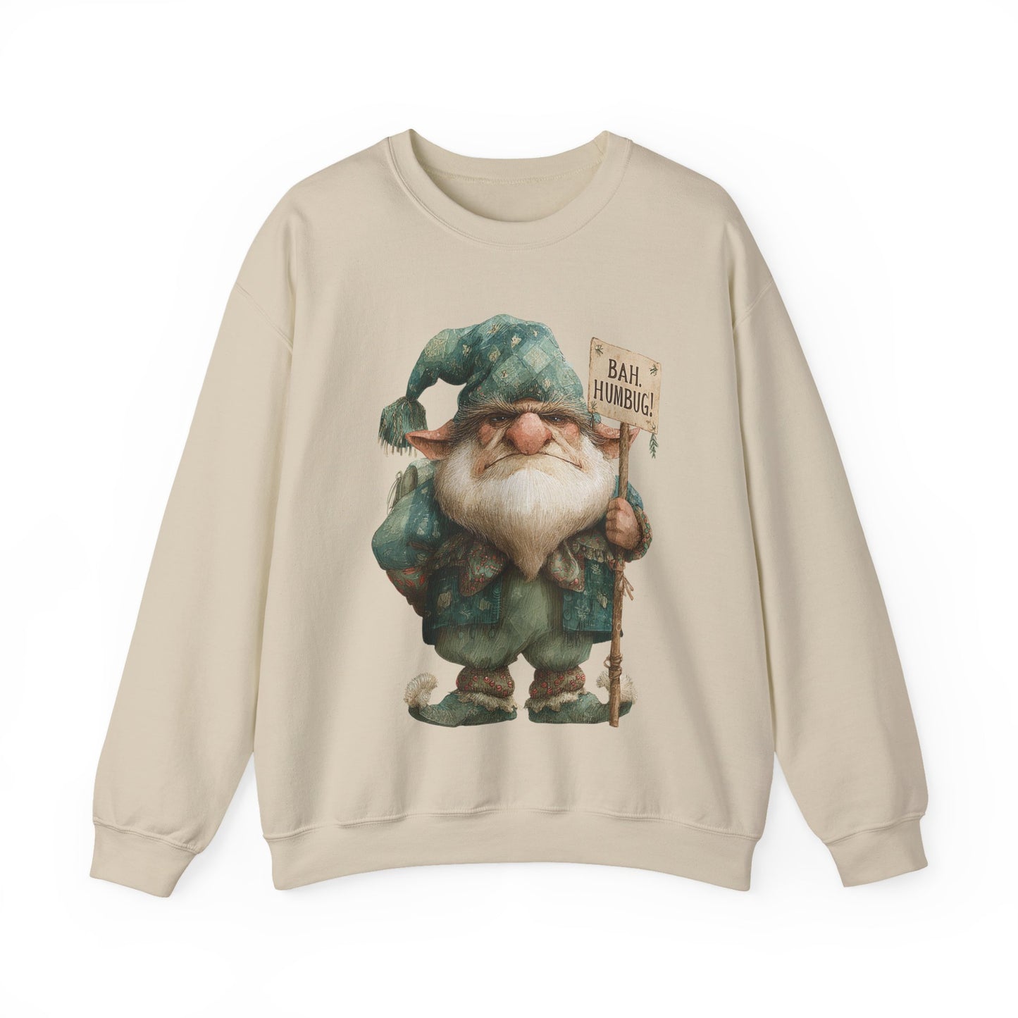 Grumpy Elf Unisex Heavy Blend™ Crewneck Sweatshirt