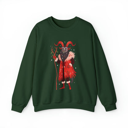 Merry Krampus Unisex Heavy Blend™ Crewneck Sweatshirt
