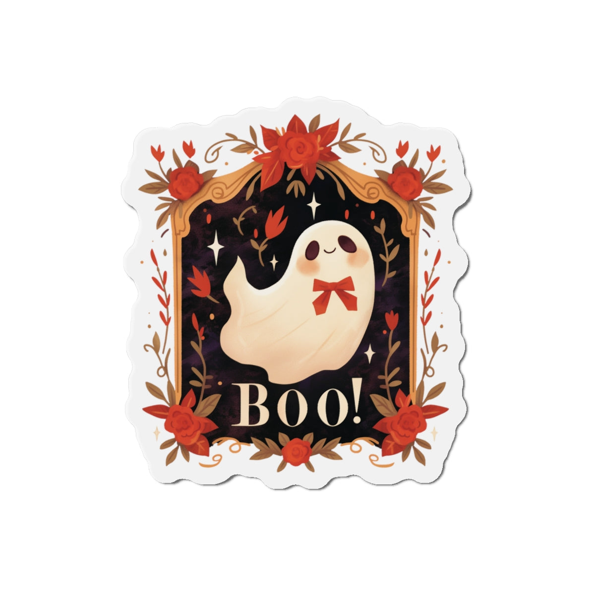Boo! Die-Cut Magnets