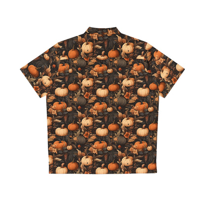 Pumpkin Harvest Men's Hawaiian Shirt (AOP)
