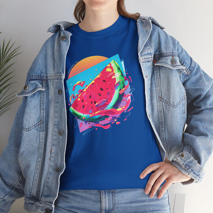 Summer Watermelon Unisex Heavy Cotton Tee