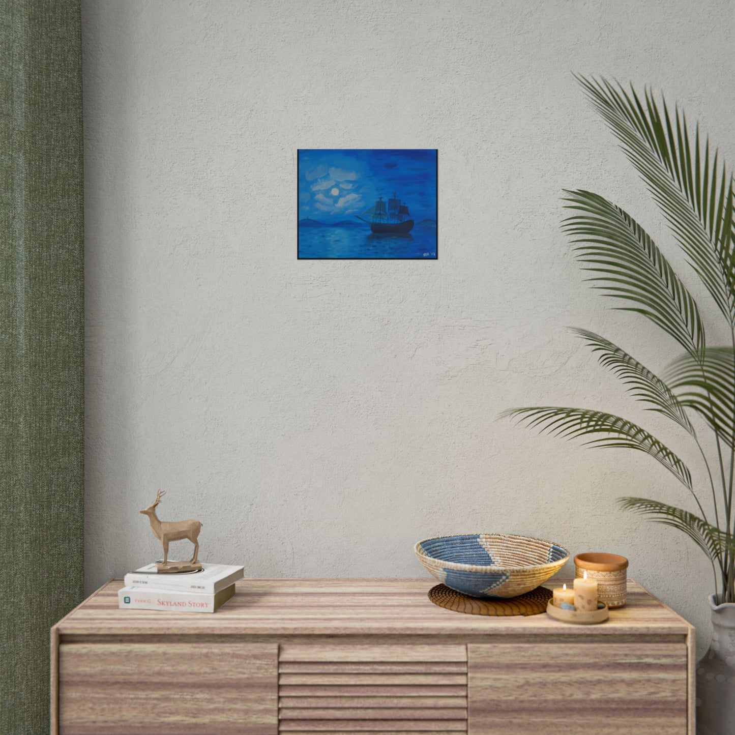 "Voyage in Blue" - Rolled Poster