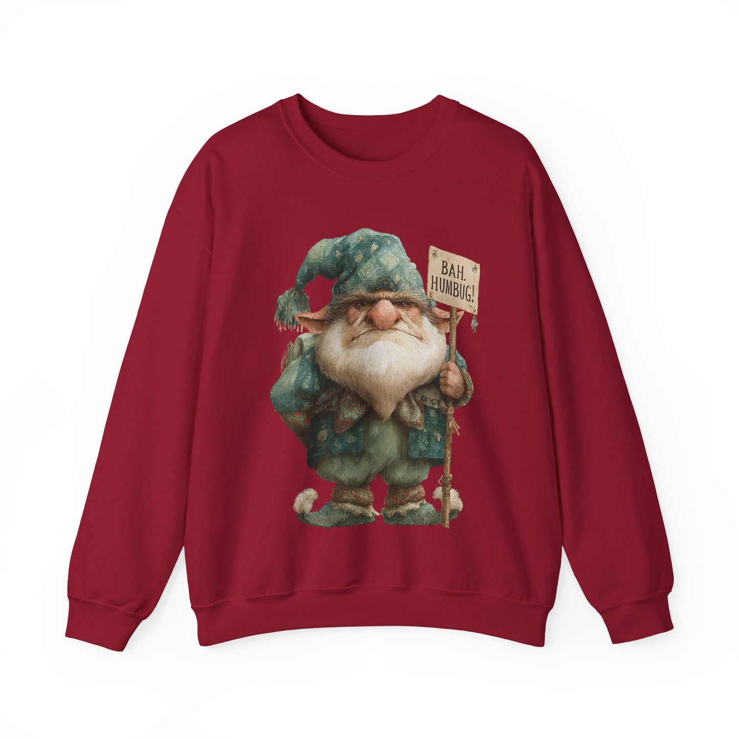 Grumpy Elf Unisex Heavy Blend™ Crewneck Sweatshirt