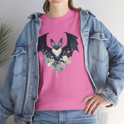 Midnight Bat Unisex Heavy Cotton Tee