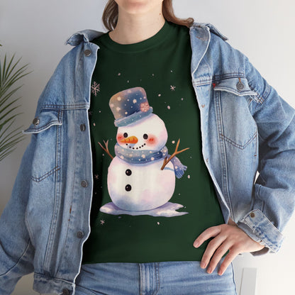 Snowman Unisex Heavy Cotton Tee