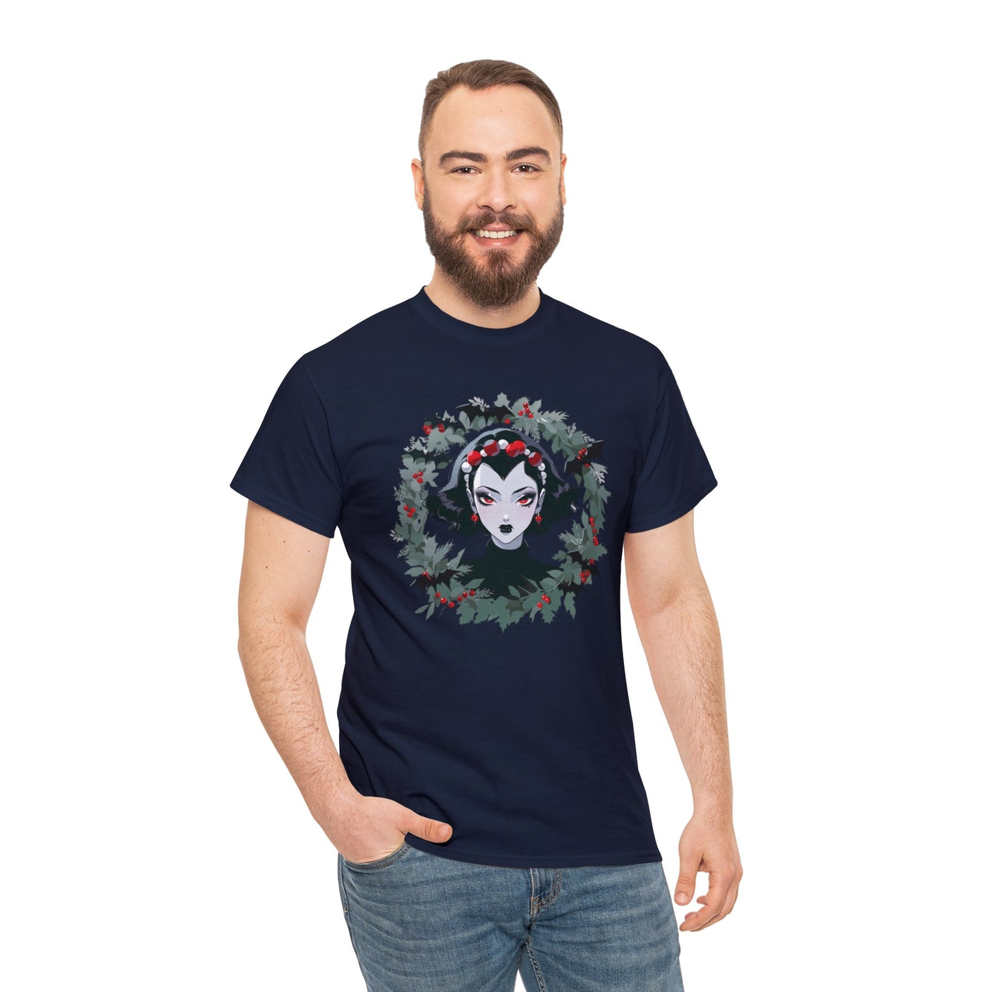 Vampire Wreath Unisex Heavy Cotton Tee