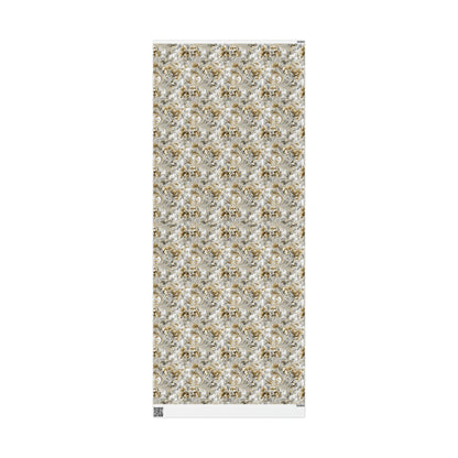 Silver & Gold Filigree Wrapping Papers