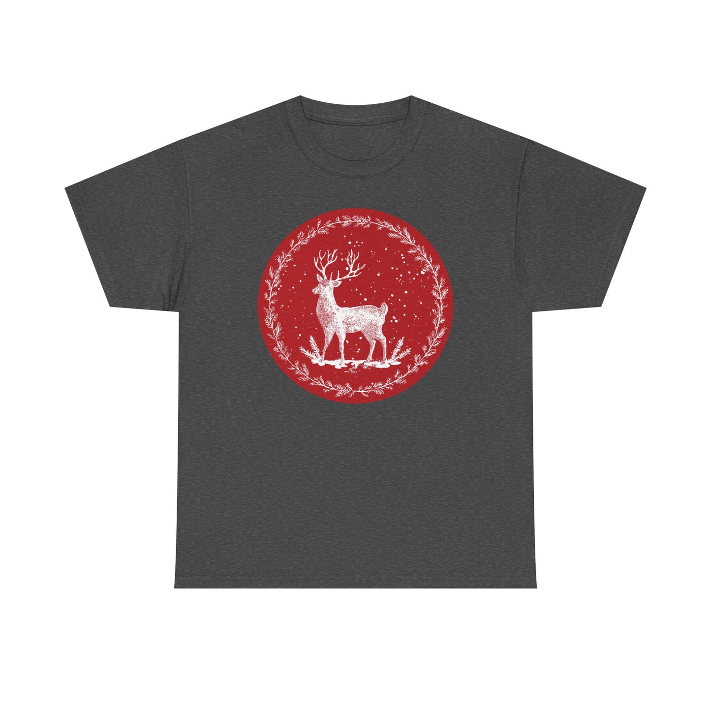 Rustic Deer Unisex Heavy Cotton Tee