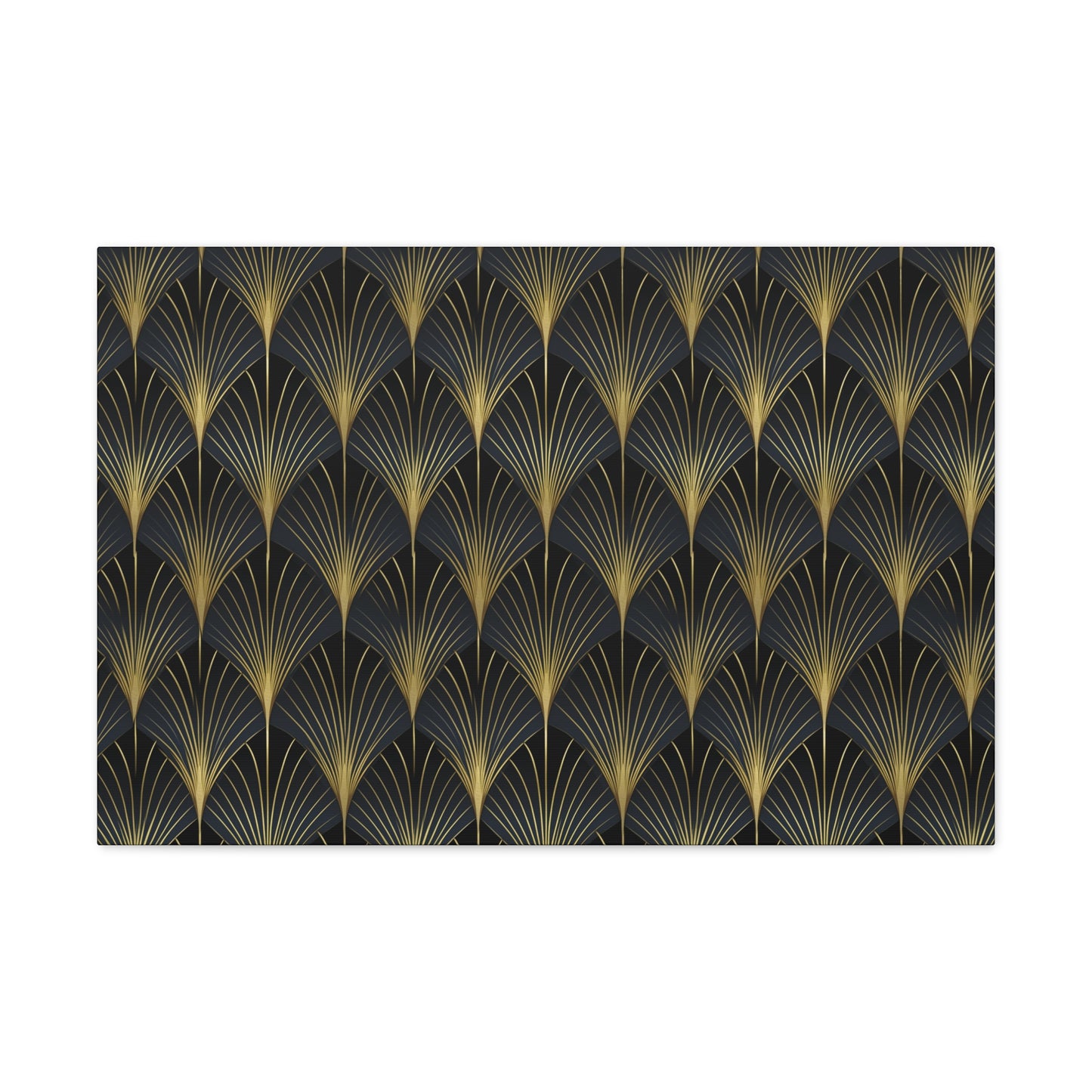 Art Deco Fans Canvas Gallery Wrap