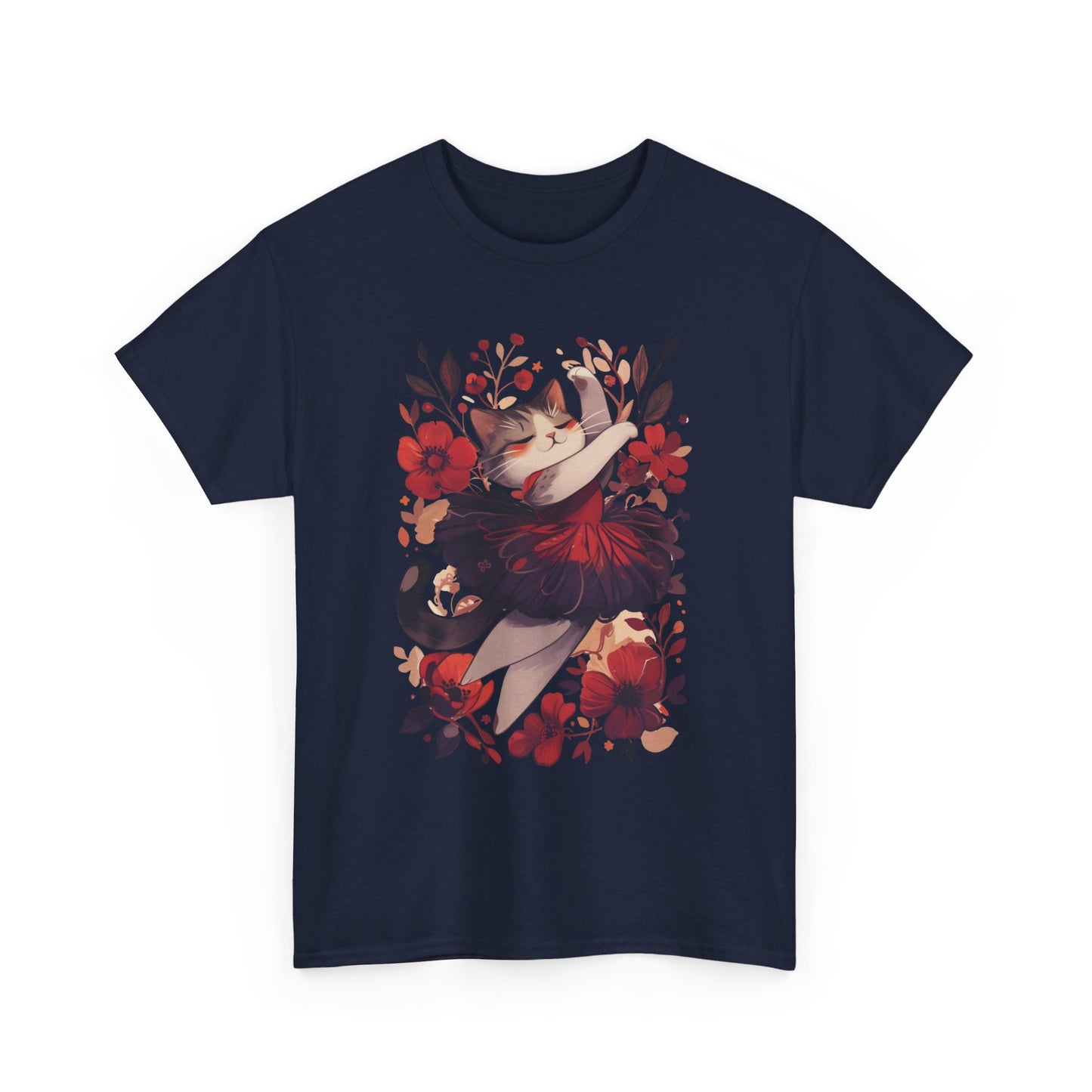 Ballet Cat Unisex Heavy Cotton Tee