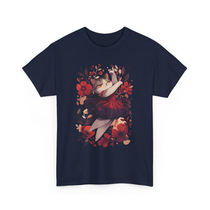 Ballet Cat Unisex Heavy Cotton Tee