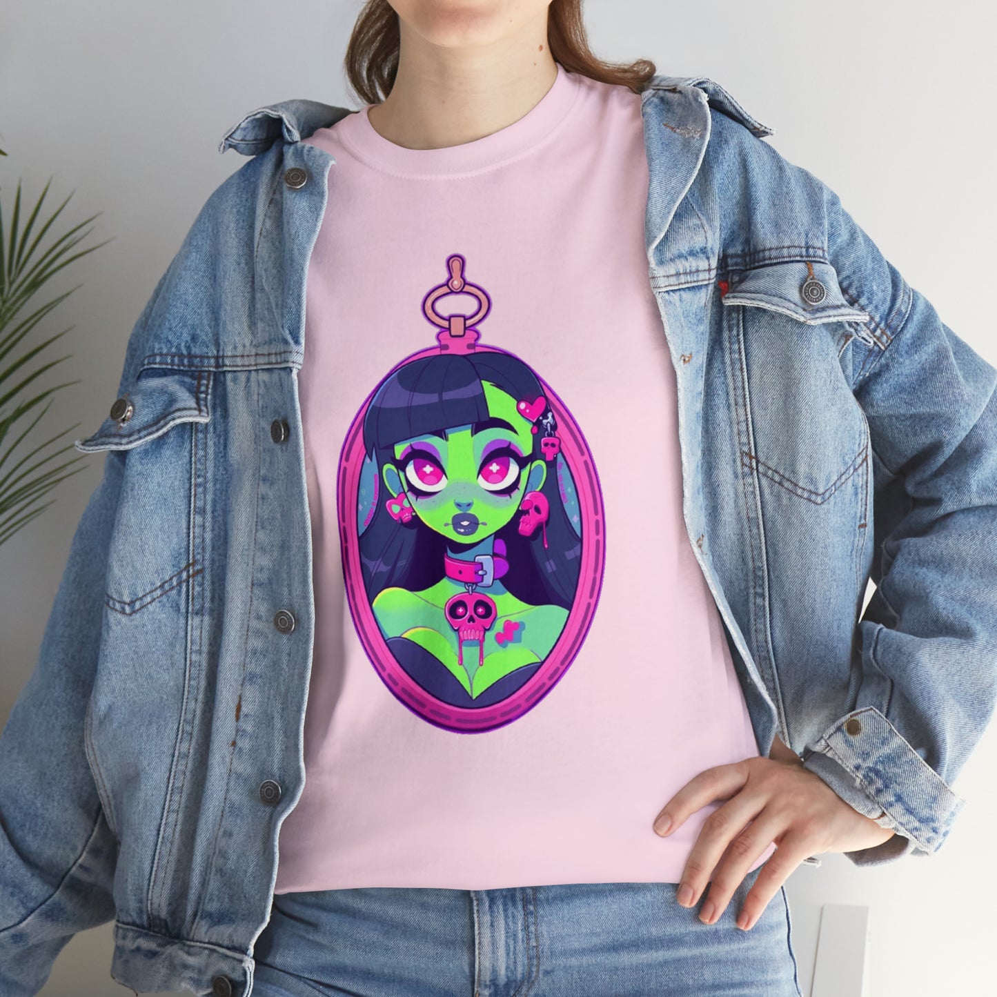Zombie Locket Unisex Heavy Cotton Tee