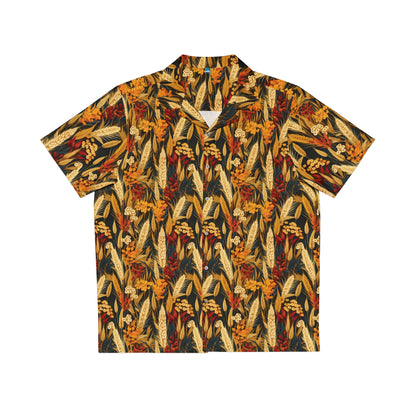 Wheat Men's Hawaiian Shirt (AOP)