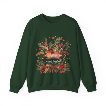 Season's Beatings (Baking) Unisex Heavy Blend™ Crewneck Sweatshirt