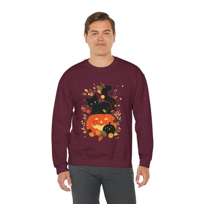 Spooky Kitty Unisex Heavy Blend™ Crewneck Sweatshirt