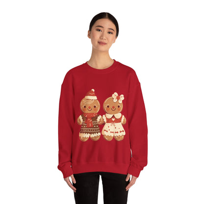 Gingerbread Couple Unisex Heavy Blend™ Crewneck Sweatshirt
