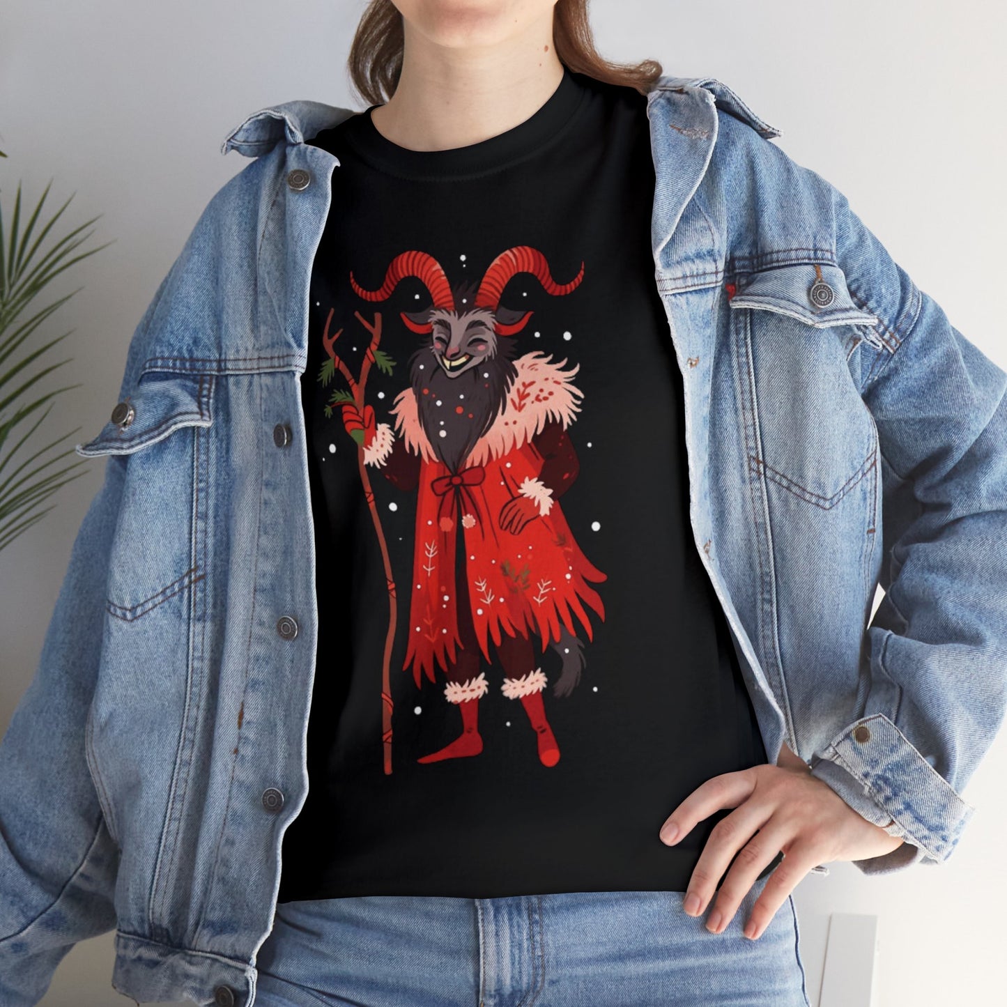 Merry Krampus Unisex Heavy Cotton Tee
