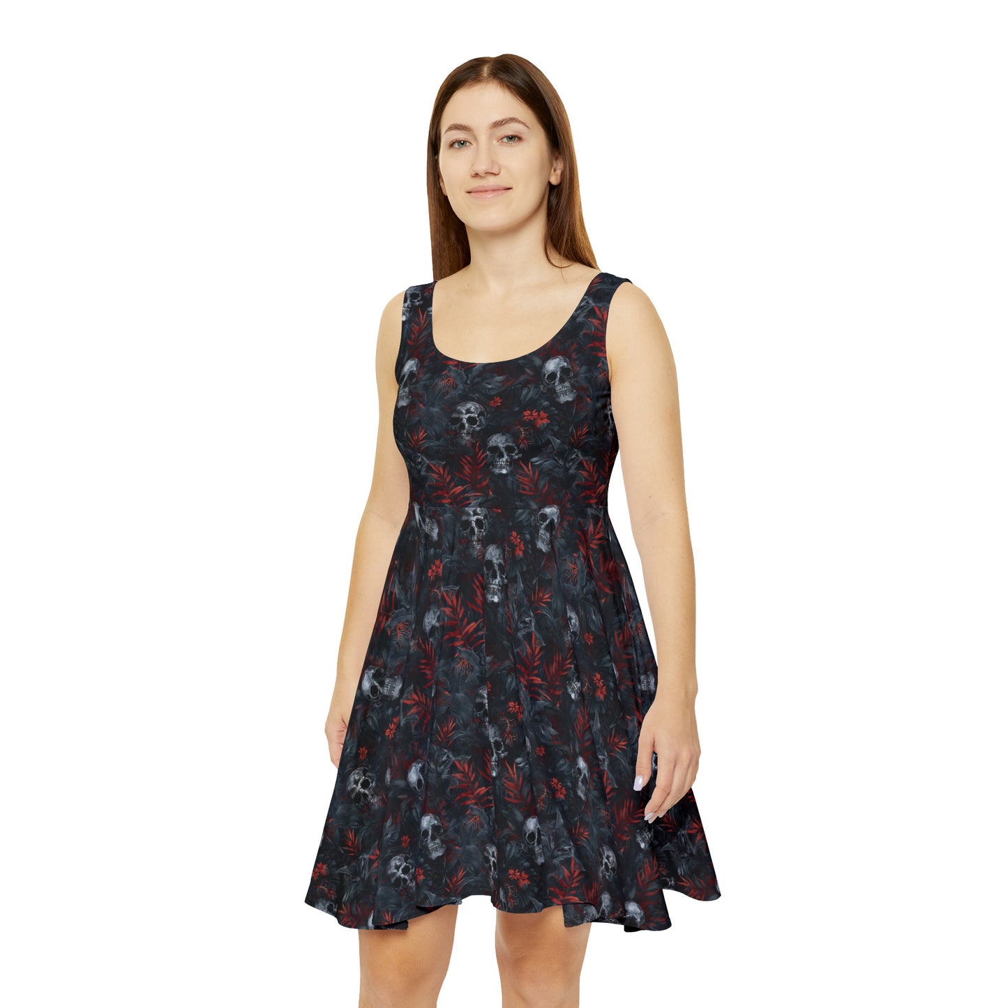 Hawaiian Gothic Women's Skater Dress (AOP)