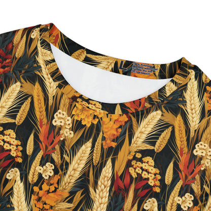 Wheat Women's Short Sleeve Shirt (AOP)