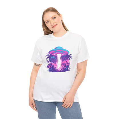 Tropical UFO Unisex Heavy Cotton Tee