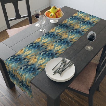 Basket Weave Table Runner (Cotton, Poly)
