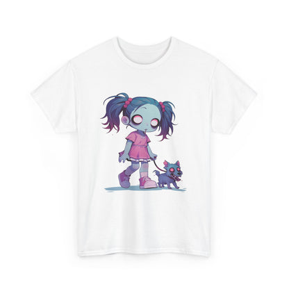 Zombie Dog Walker Unisex Heavy Cotton Tee