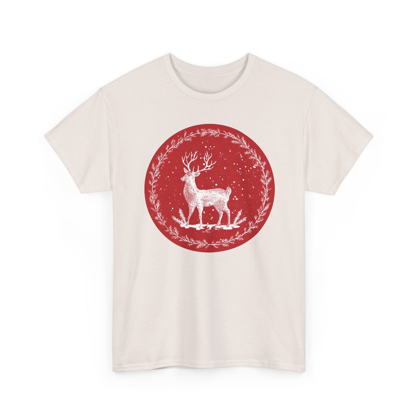 Rustic Deer Unisex Heavy Cotton Tee