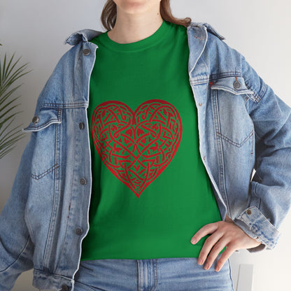 Celtic Heart Unisex Heavy Cotton Tee