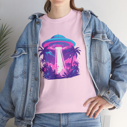 Tropical UFO Unisex Heavy Cotton Tee