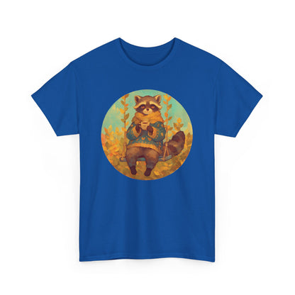 Cocoa Raccoon Unisex Heavy Cotton Tee