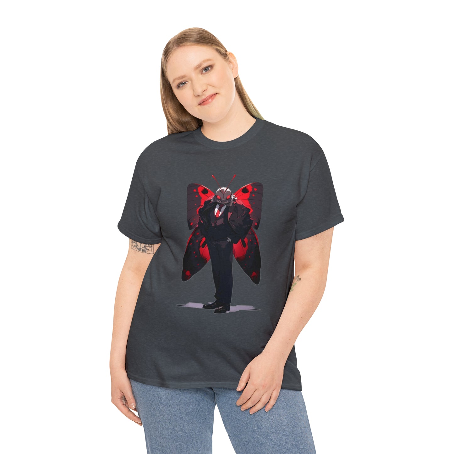 Mothman Unisex Heavy Cotton Tee