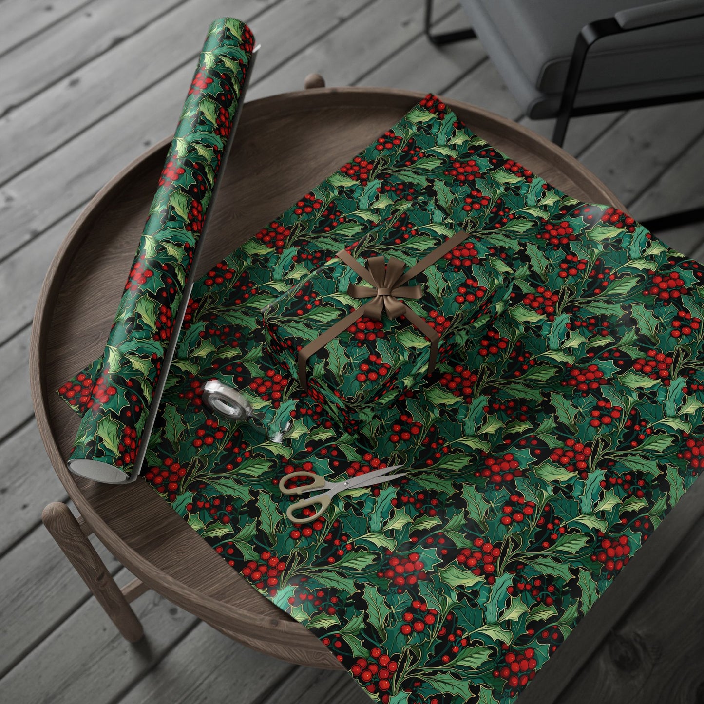 Holly Wrapping Papers