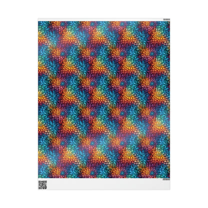 Rainbow Whirls Wrapping Papers