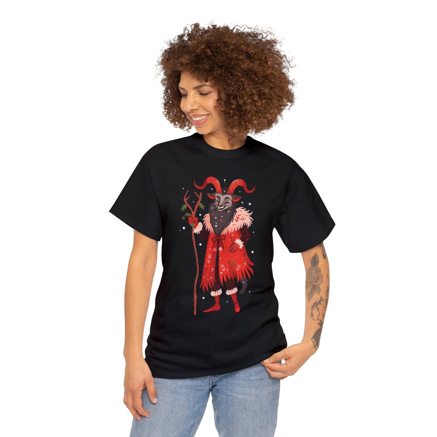 Merry Krampus Unisex Heavy Cotton Tee