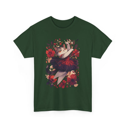 Ballet Cat Unisex Heavy Cotton Tee