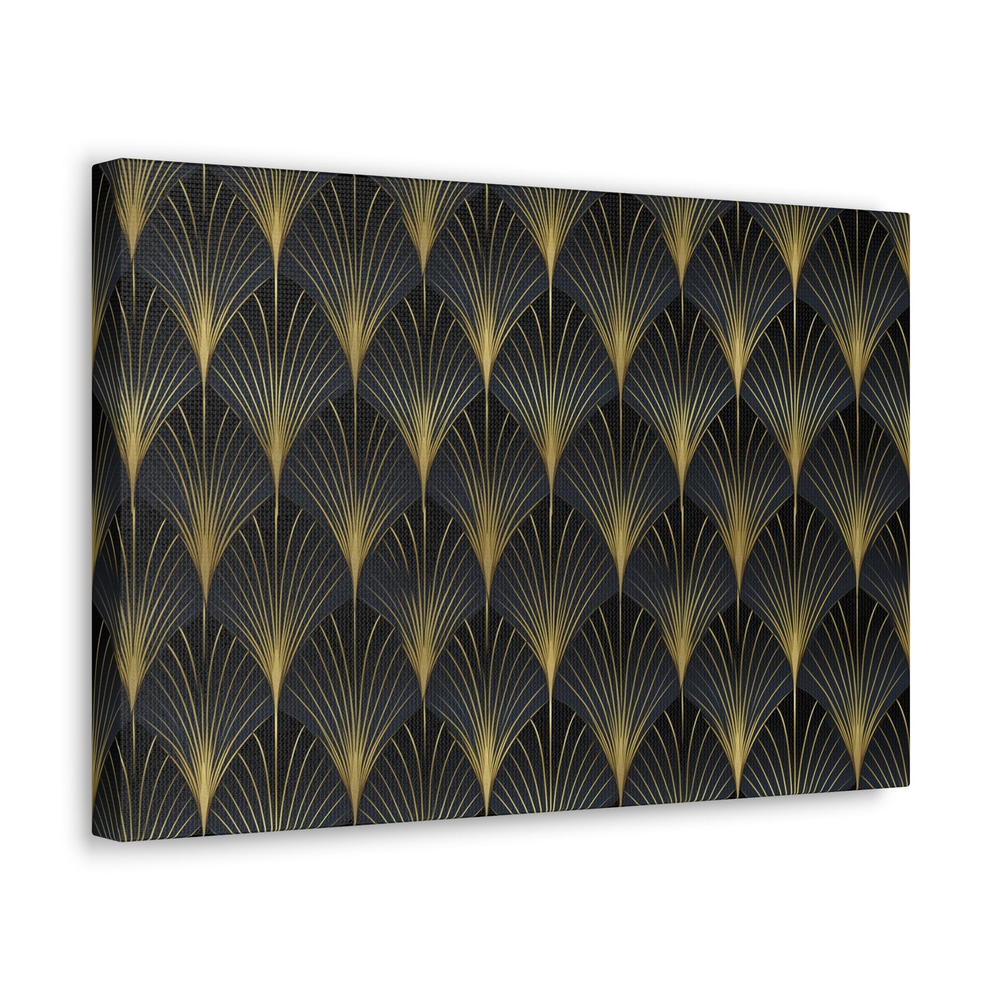 Art Deco Fans Canvas Gallery Wrap