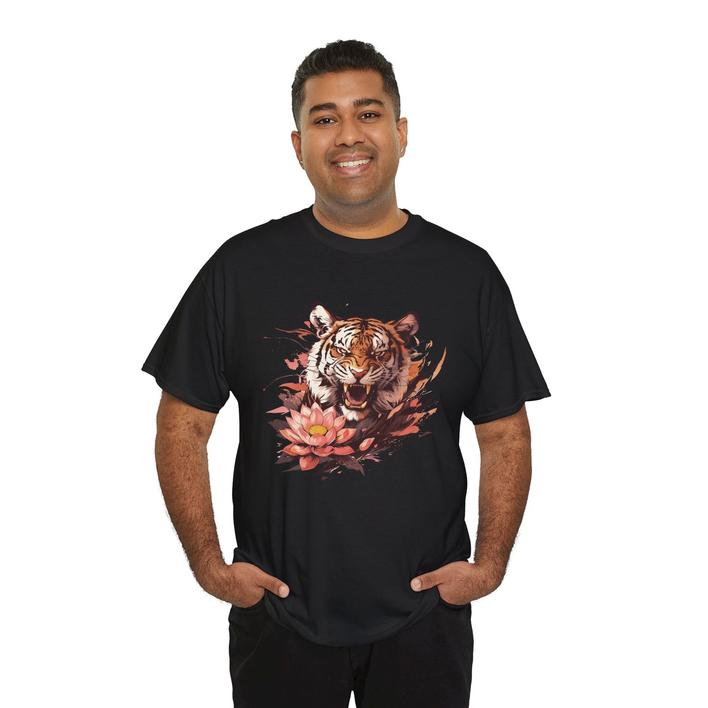Lotus Tiger Unisex Heavy Cotton Tee