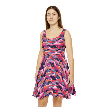 Cosmic Whimsy Women's Skater Dress (AOP)