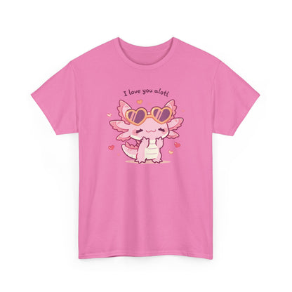 I Love You Alotl Unisex Heavy Cotton Tee