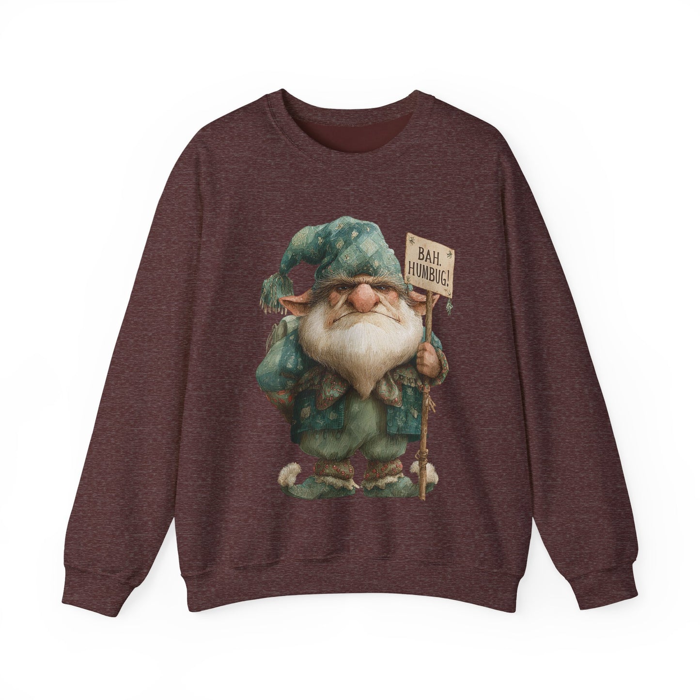 Grumpy Elf Unisex Heavy Blend™ Crewneck Sweatshirt