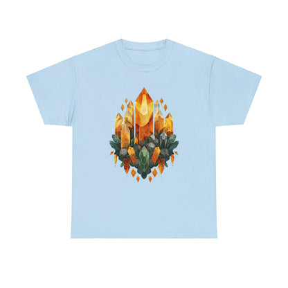 Earthen Crystal Cluster Unisex Heavy Cotton Tee