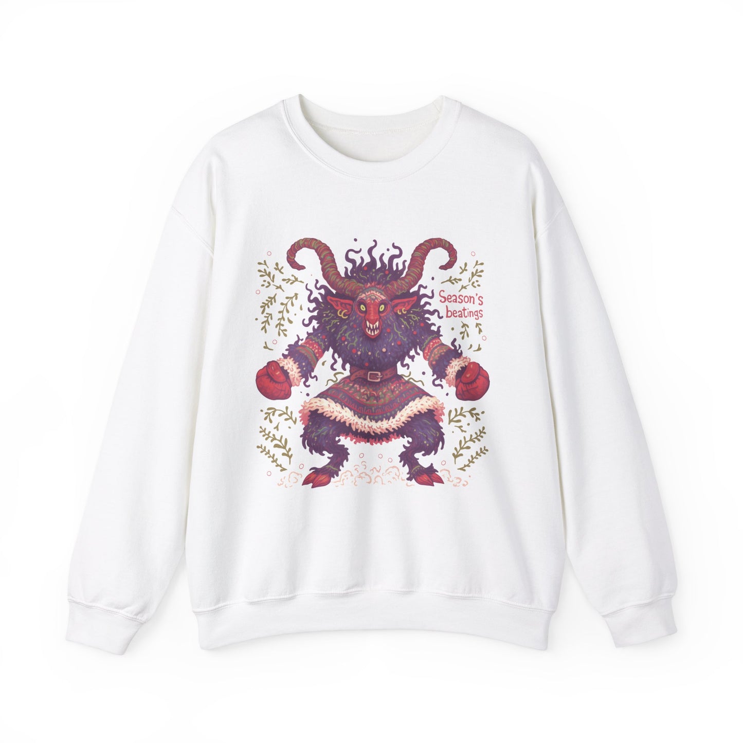 Season's Beatings (Krampus) Unisex Heavy Blend™ Crewneck Sweatshirt