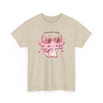 I Love You Alotl Unisex Heavy Cotton Tee