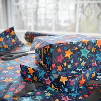Shining Stars Wrapping Papers