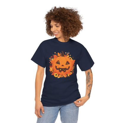 Jack-O-Lantern Unisex Heavy Cotton Tee